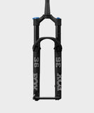 Fox 36 SL Float Perf GRIP 3-Pos Adjustable Tapered 29-inch mountain bike fork with 140mm travel and 15QR110 axle in black.