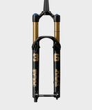 Fox 36 Float Factory GRIP X tapered all-mountain suspension fork with high-performance components and robust design.