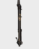 Fox Podium Factory GRIP X2 tapered fork for 29-inch mountain bikes with 160-170mm travel, shown in a close-up view.