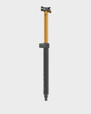 Fox Transfer Neo Factory wireless dropper seatpost for mountain biking, featuring sleek design and advanced wireless control.