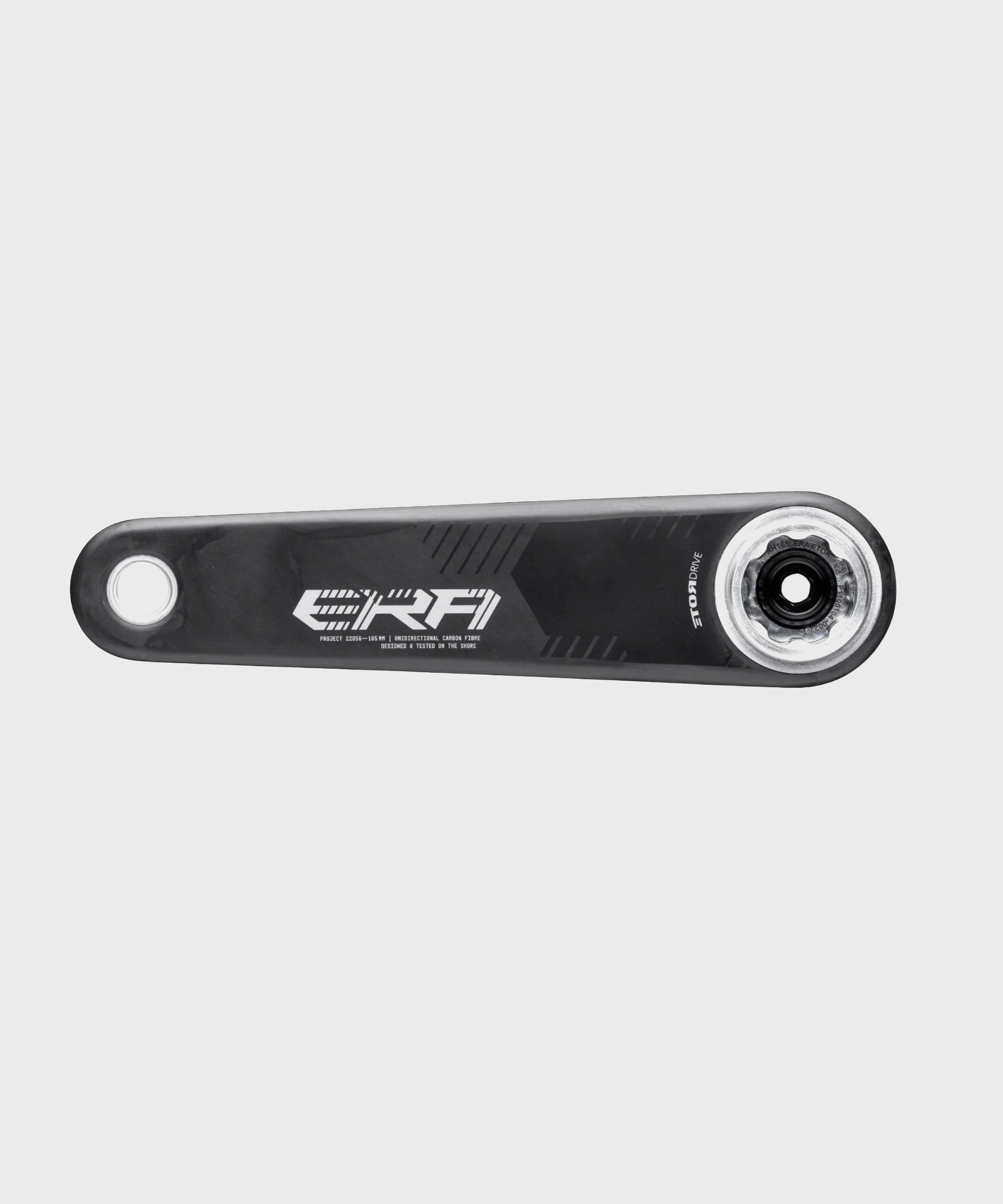 Race Face Era Carbon ETOR E-Bike crank arms for Fazua Ride 60 systems, showcasing lightweight, high-performance bicycle components.