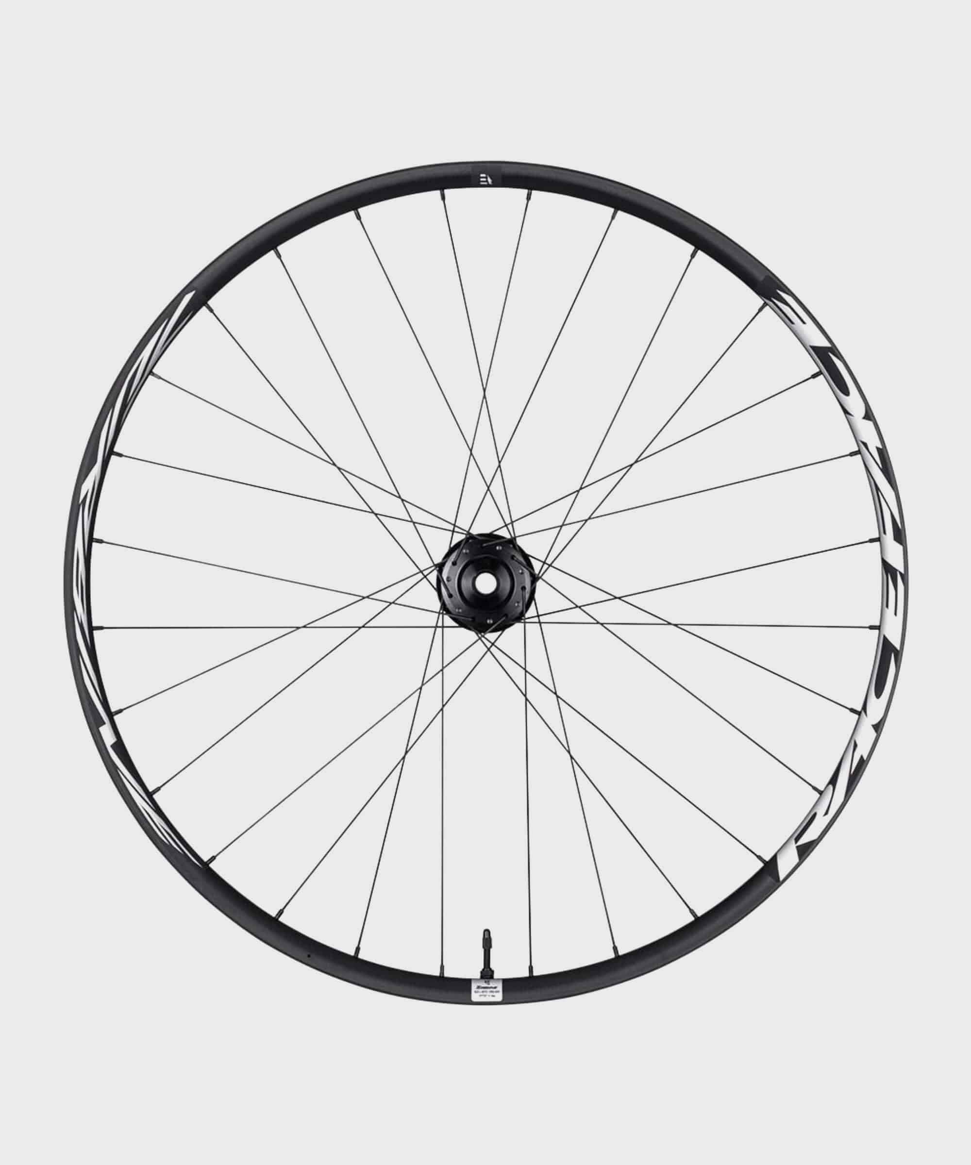 Race Face Turbine EMTB 30mm wheelset for electric mountain bikes, featuring Boost and Super Boost compatibility, black alloy rims.