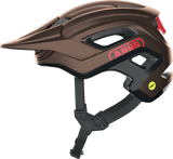 ABUS Cliffhanger MIPS mountain bike helmet in metallic copper with adjustable fit and ventilation for outdoor cycling.