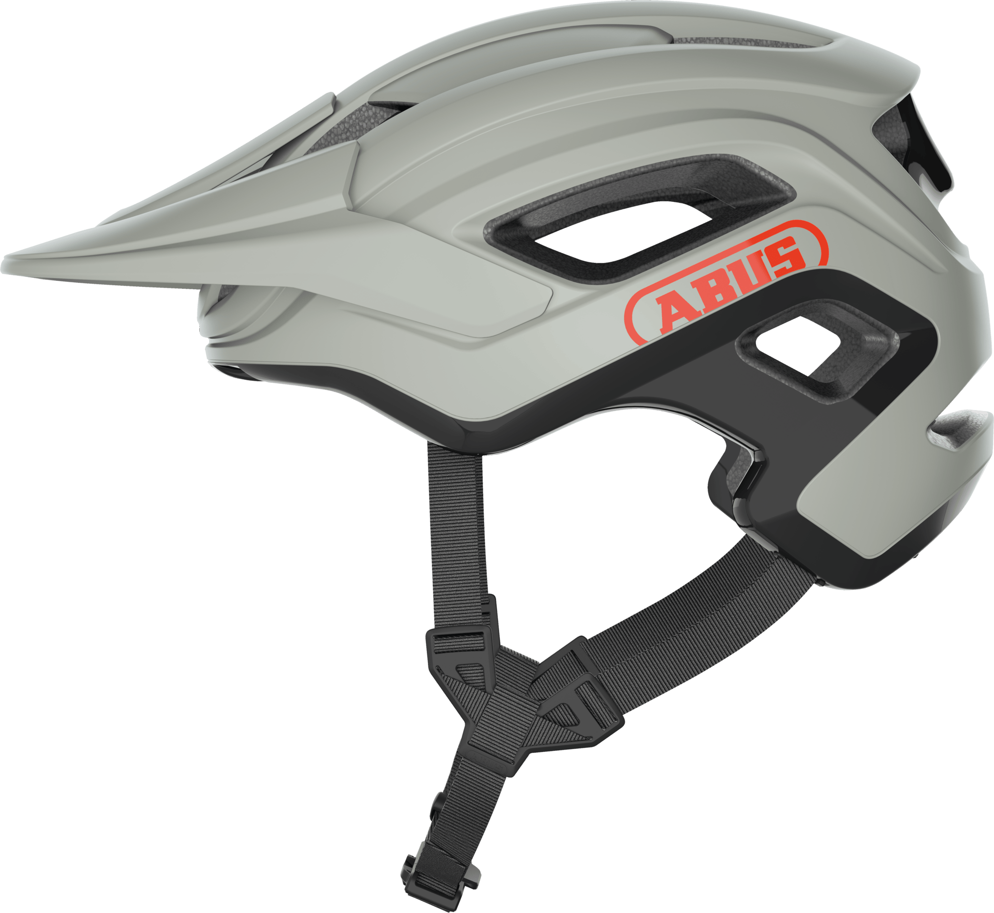 ABUS Cliffhanger MTB helmet in velvet black with superior ventilation and secure fit, designed for mountain biking.