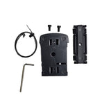 ABUS Alarmbox 1.0 holder, secure mounting accessory for ABUS alarm security system, shown attached to a wall.
