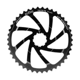 A2Z wide range cassette adapter sprocket for Shimano XT XTR 10-speed bikes, featuring a 42-tooth sprocket in silver.