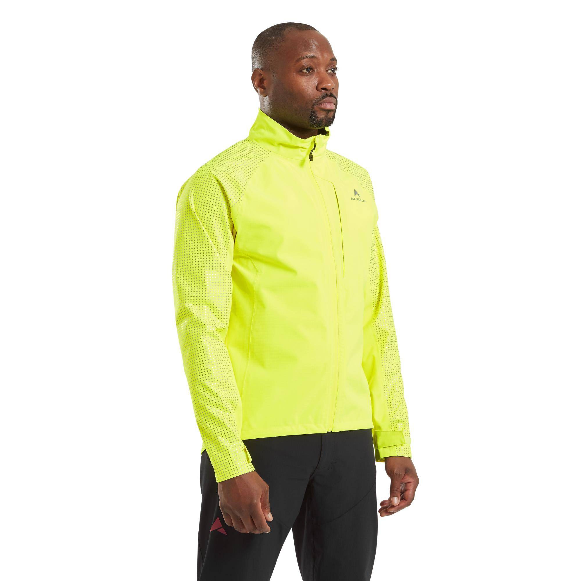 Altura Nightvision Storm Jacket waterproof hi-vis cycling and commuter jacket, with reflective details for visibility and safety.