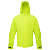 Altura Men's Nightvision Nevis waterproof jacket with reflective safety features, shown in black with a hood and front zipper.