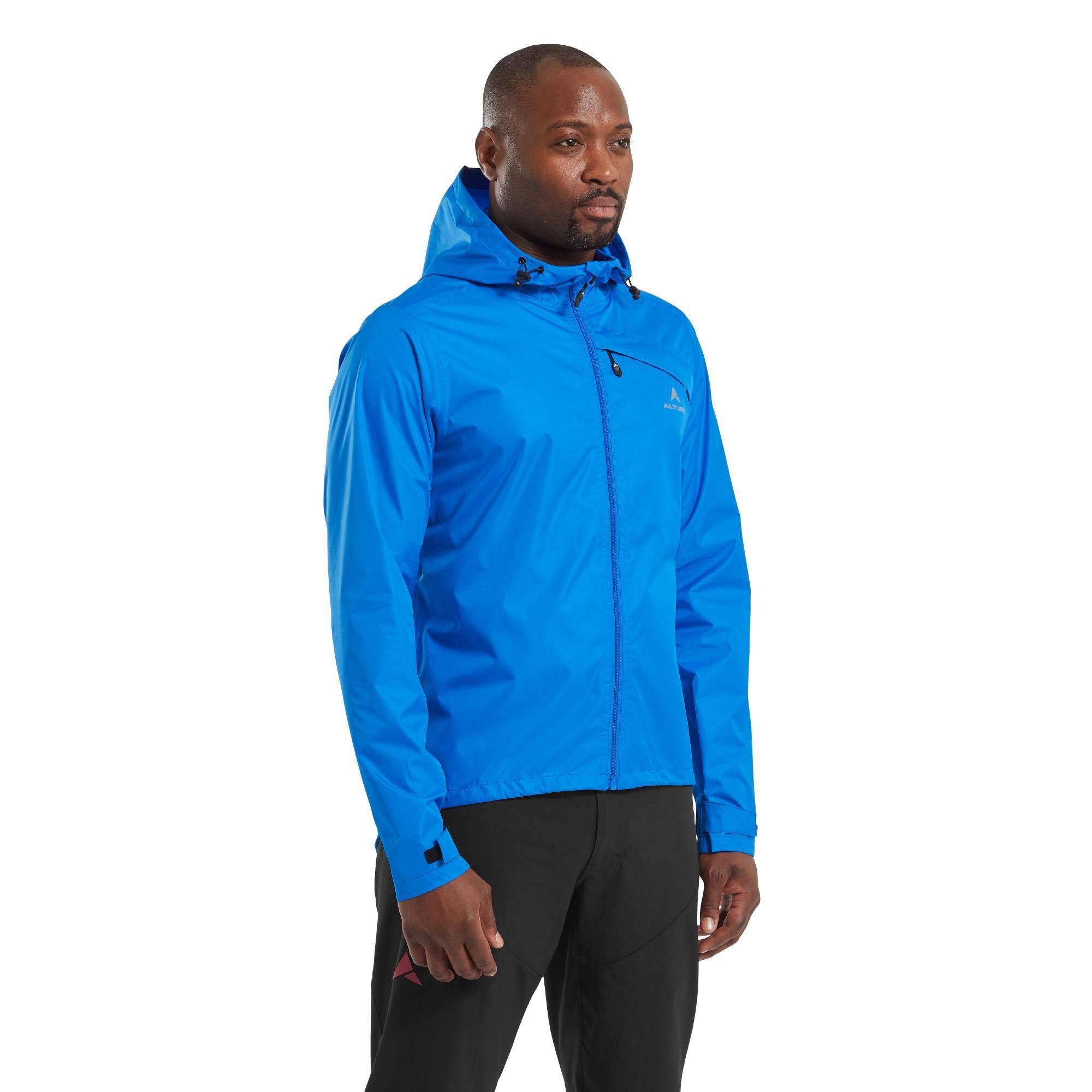 Altura Men's Nightvision Nevis waterproof jacket with reflective safety features, shown in dark color with reflective accents.
