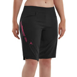 Altura Nightvision women's lightweight cycling shorts with removable padded liner and reflective prints, designed for comfort and safety.