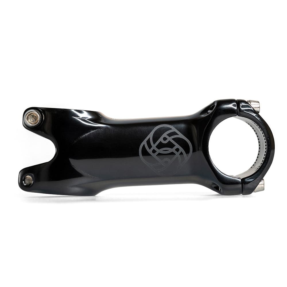 Gusset Components adjustable MTB and road bike stem with 31.8mm clamp, 50-90mm length, and adjustable angle.