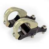Renthal Integra II direct mount stem with 64mm clamp for downhill racing, showcasing sturdy aluminum construction and clean design.