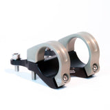 Renthal Integra 35mm direct mount stem for downhill and trail riding, showcasing its sturdy construction and sleek design.