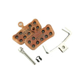 Avid SRAM medium sintered steel disc brake pads for trail and downhill bikes, designed for heavy-duty G2 Level 4 brake systems.