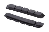 BBB BBS-06OE VeeStop V-Brake Pads replacement cartridge set, 25-pack for BBS-05 bike brake components.
