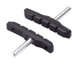 BBB BBS-07OE CantiStop 72mm cantilever brake pads set, durable components with high grip for bicycle braking performance.