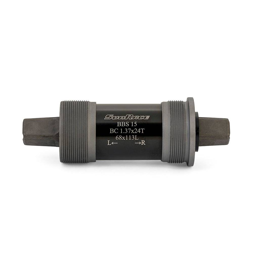 SunRace BBS 18 SB cartridge bottom bracket with 68mm shell and 103/113mm spindle for bicycle components.