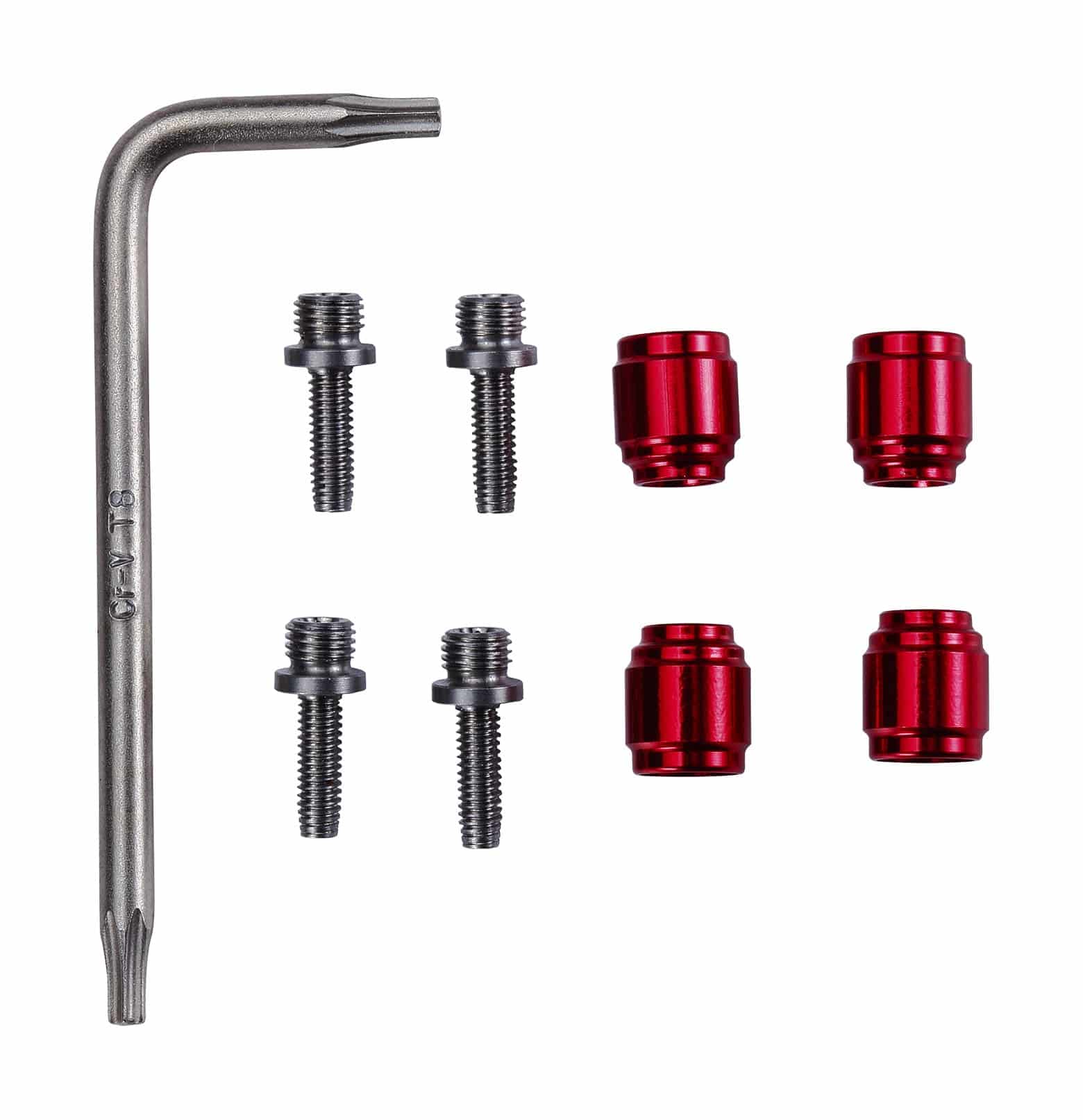 BBB BCB-280 Hydraulic Hose Fitting Kit for SRAM 2.1mm Silver Brake System, includes hose fittings and components for bike brakes