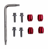 BBB BCB-280 Hydraulic Hose Fitting Kit for SRAM 2.1mm Silver Brake System, includes hose fittings and components for bike brakes