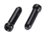 Black BBB BCB-97 CableStop inner cable end crimps for brake and derailleur cables, shown in a pack of 40.