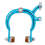 Dia-Compe MX890 BMX brake set with anodized finish, lightweight components, featuring 68-86mm brake arms for BMX bikes.