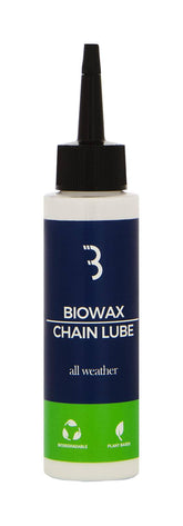BBB BCH-201 BioWax bike chain wax lubricant in 100ml bottle, eco-friendly bike chain care product for smooth cycling.