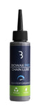 BBB BCH-204 BioWax Pro bike chain wax lubricant in 100ml bottle, eco-friendly all-weather bike chain care product.