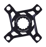 BBB BCR-71E E-bike Mount Spider for Bosch Gen3 crankset, 104mm BCD, CL52 component with black finish and detailed gear teeth.