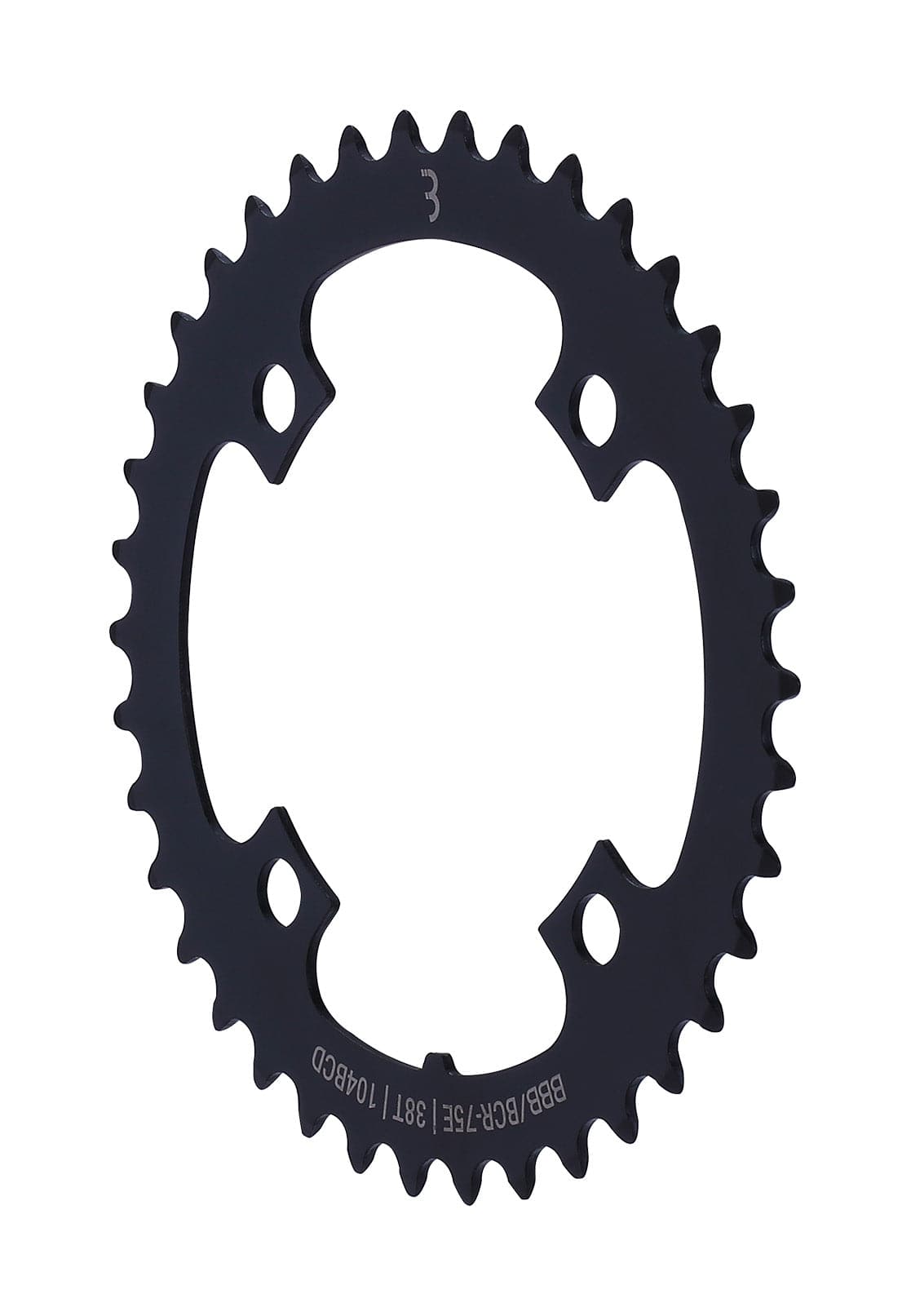 BBB E-bikeGear Chainring BCR-75E 38T for Bosch and Shimano Steps hub gear drivetrains, component for e-bike performance.