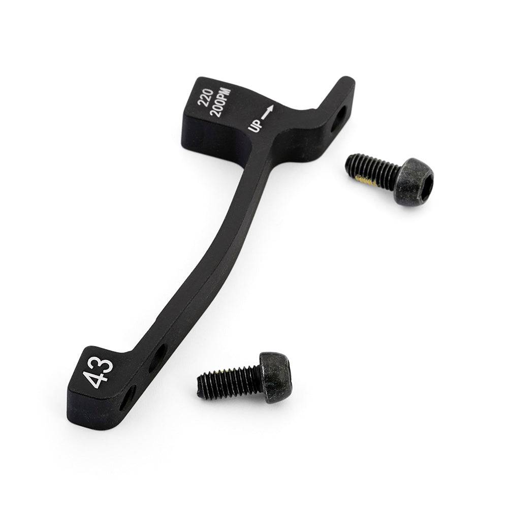 Hayes post mount brake adaptors for disc brake conversion and alignment, showing the component in a close-up view.
