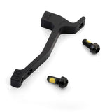 Hayes post mount brake adaptors for disc brake conversion and alignment, showing metal components with mounting holes.