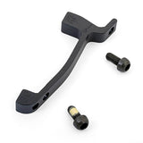 Hayes post mount brake adaptors for disc brake conversion and alignment, showing the metal components and mounting features.