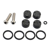 Hayes Dominion T4 caliper rebuild kit with hydraulic disc brake repair components, shown in a clear image.