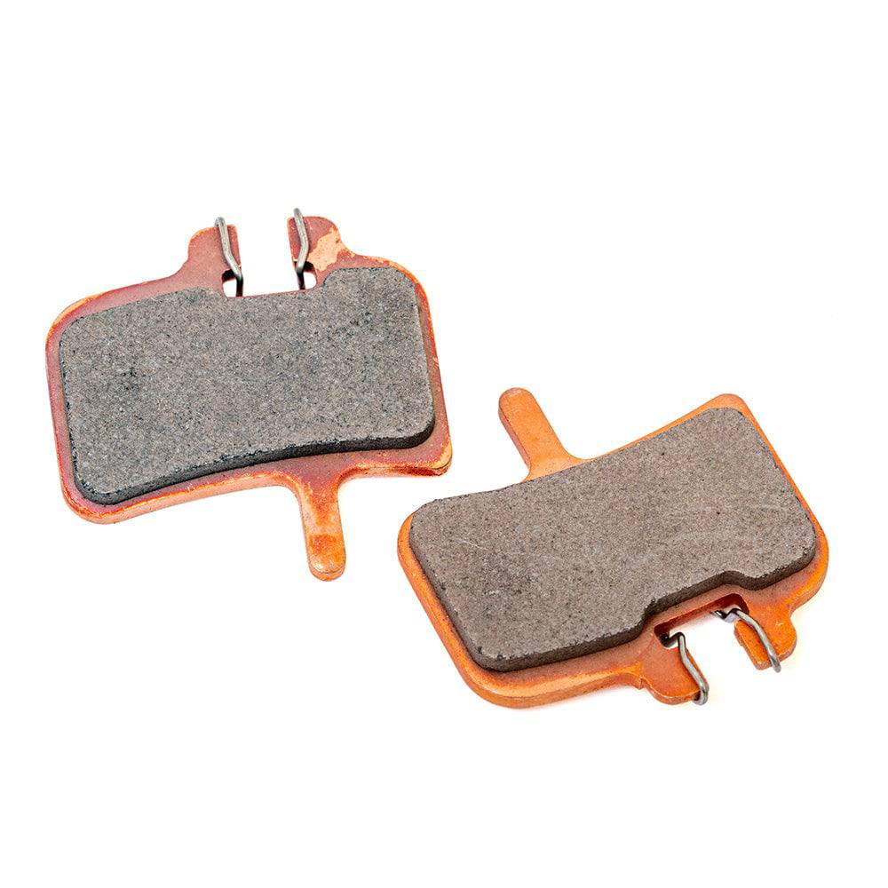 Hayes HFX-9 brake pads for HFX-9, MX-1, and Mag brakes, durable replacement components for mountain bike braking systems.