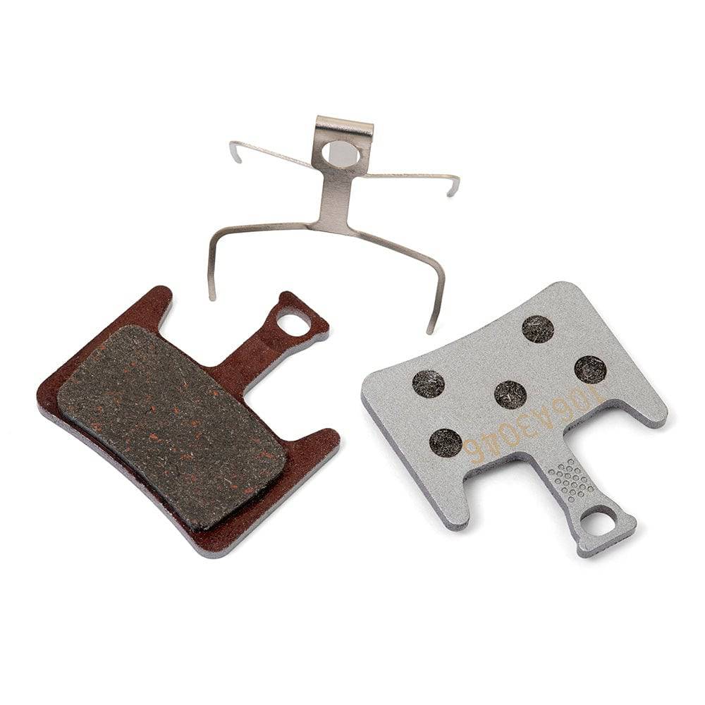 Hayes Prime brake pads for hydraulic disc brakes, compatible with Comp, Expert, and Pro models, shown in the image.