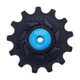 BBB BDP-08 Rollerboys jockey wheels for 11-speed Shimano GRX, black bike components for smooth gear shifting.