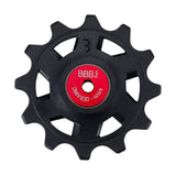 BBB BDP-20 RollerBoys Ceramic 12T SRAM jockey wheel for 12-speed road bike groupsets, showing the high-performance ceramic construction.