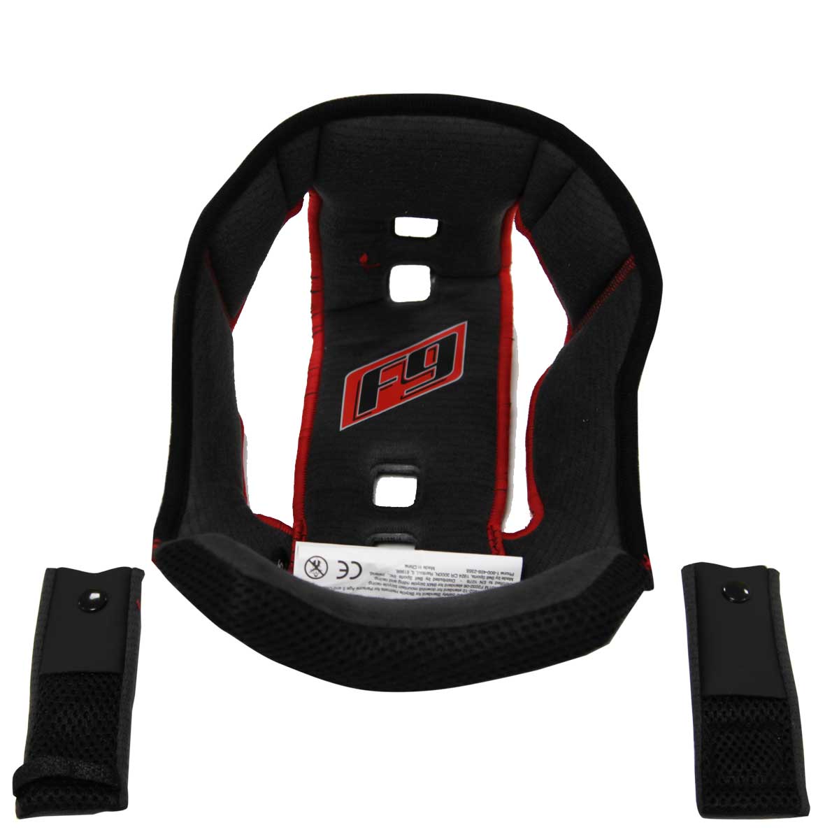 Bell Full 9 helmet comfort liner replacement showing padded interior and adjustable fit for motorcycle helmets.