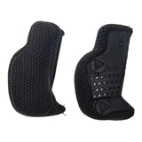 Bell Super Air/R helmet replacement cheek pads shown, made of soft padding material for a secure fit and comfort.