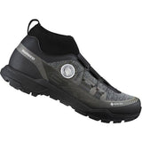 Shimano EX7 GORE-TEX waterproof mountain bike shoes with rugged design and breathable fabric for MTB riding.