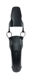 BBB FullGuard MTB front fender for 28-29 inch bikes with TurnFix quick release in black, designed for mountain biking accessories.