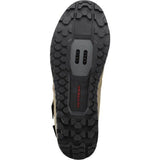 Shimano GE5 gravel shoes with SPD cleat compatibility and Enduro rubber sole, shown in black with detailed stitching.
