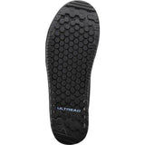 Shimano GF6 gravel cycling shoes with ULTREAD grip and TORBAL 2.0 control in black, featuring durable footwear design.