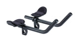 BBB BHB-60 AeroMax J-Bend Extensions for 31.8mm handlebars, aerodynamic bike bar components in black with sleek J-bend design.