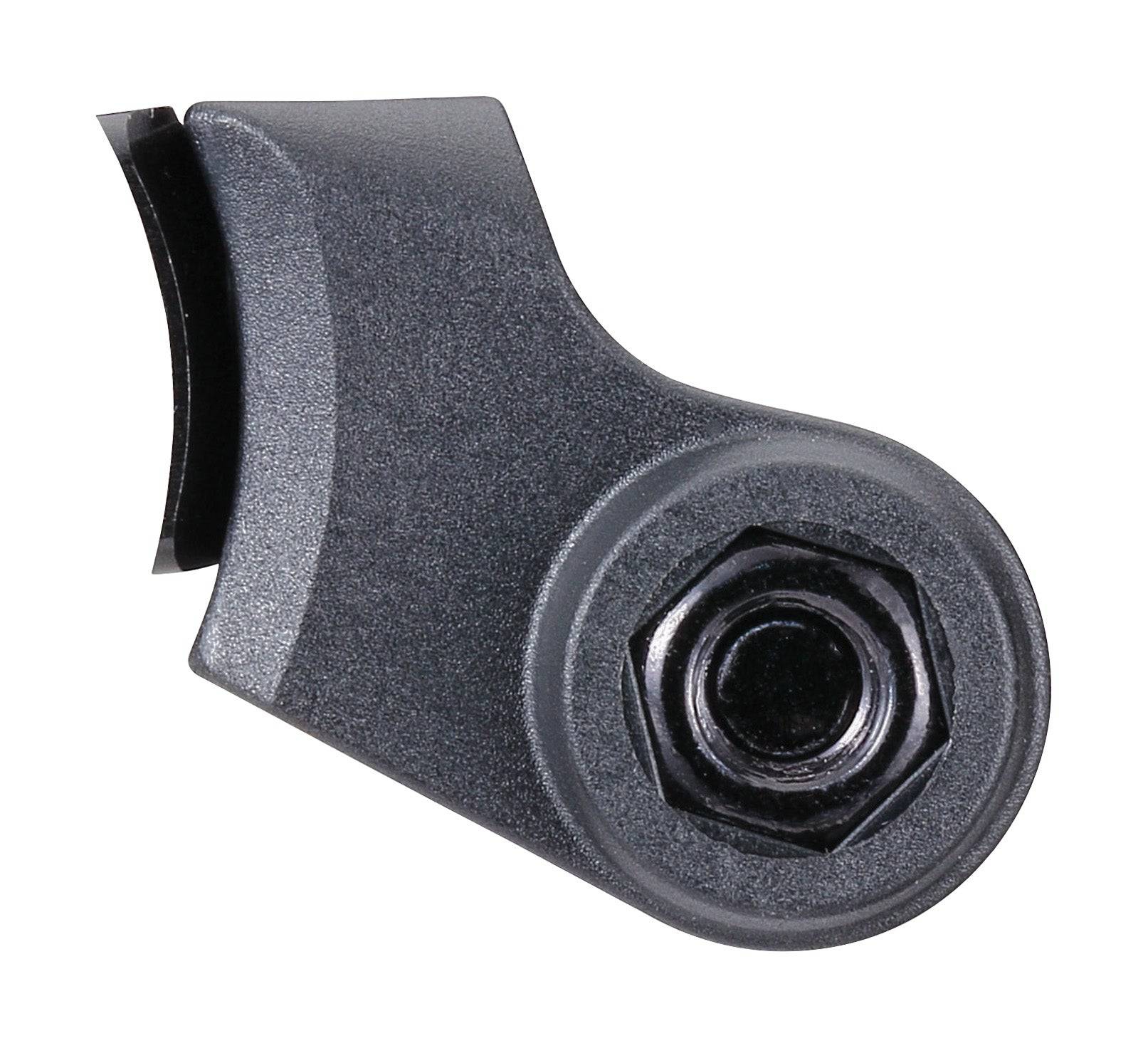 BBB BHS-92 front cap adapter for GoPro mounts on BBB bike stems and light brackets, shown attached to a bicycle component.