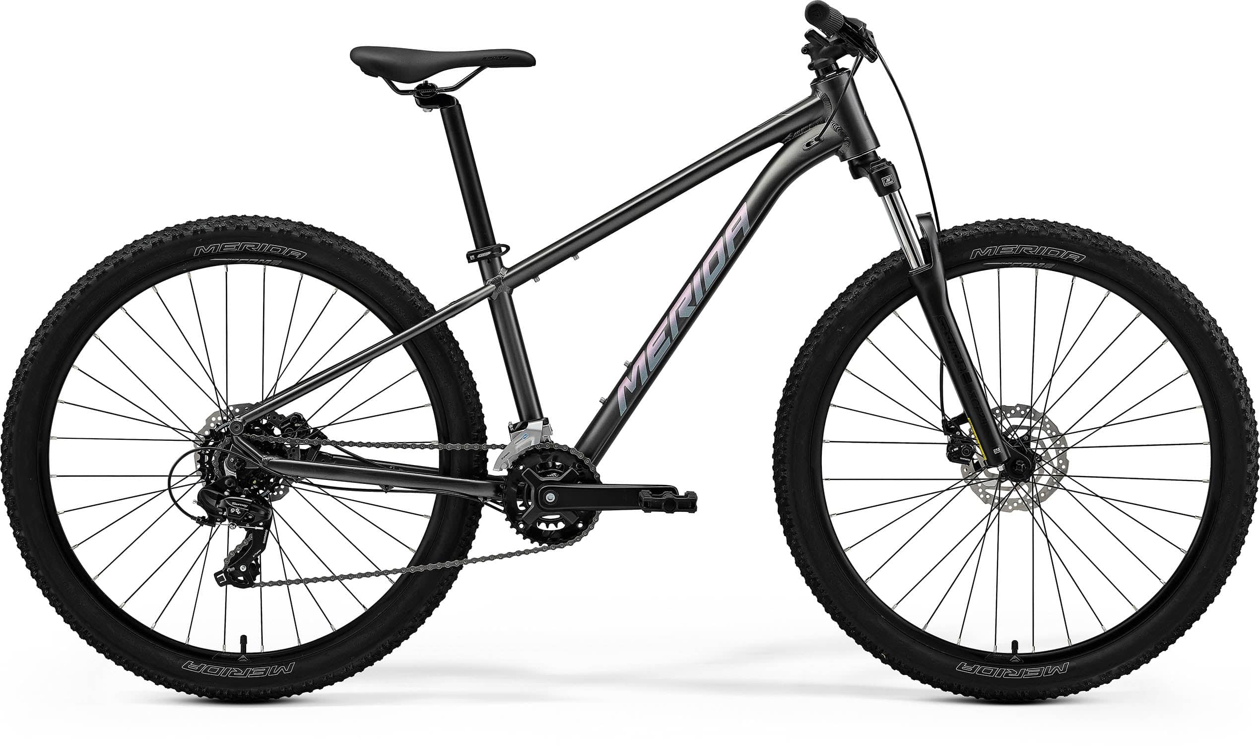 Merida Big Seven 15 MY26 aluminium hardtail mountain bike with modern geometry, blue frame, and rugged tires.