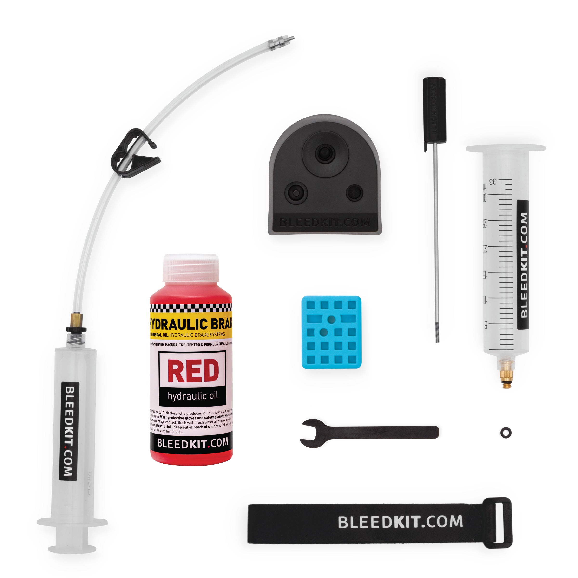 Bleedkit Shimano Premium Red (Inc Fluid)
