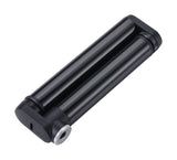 Black BBB BMP-102 DoubleShot Road Mini Pump with compact design and Presta valve for easy bicycle tire inflation.