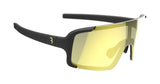 BBB Chester Sport glasses with matte black frame and gold MLC photochromic lenses, designed for active wear and outdoor use.