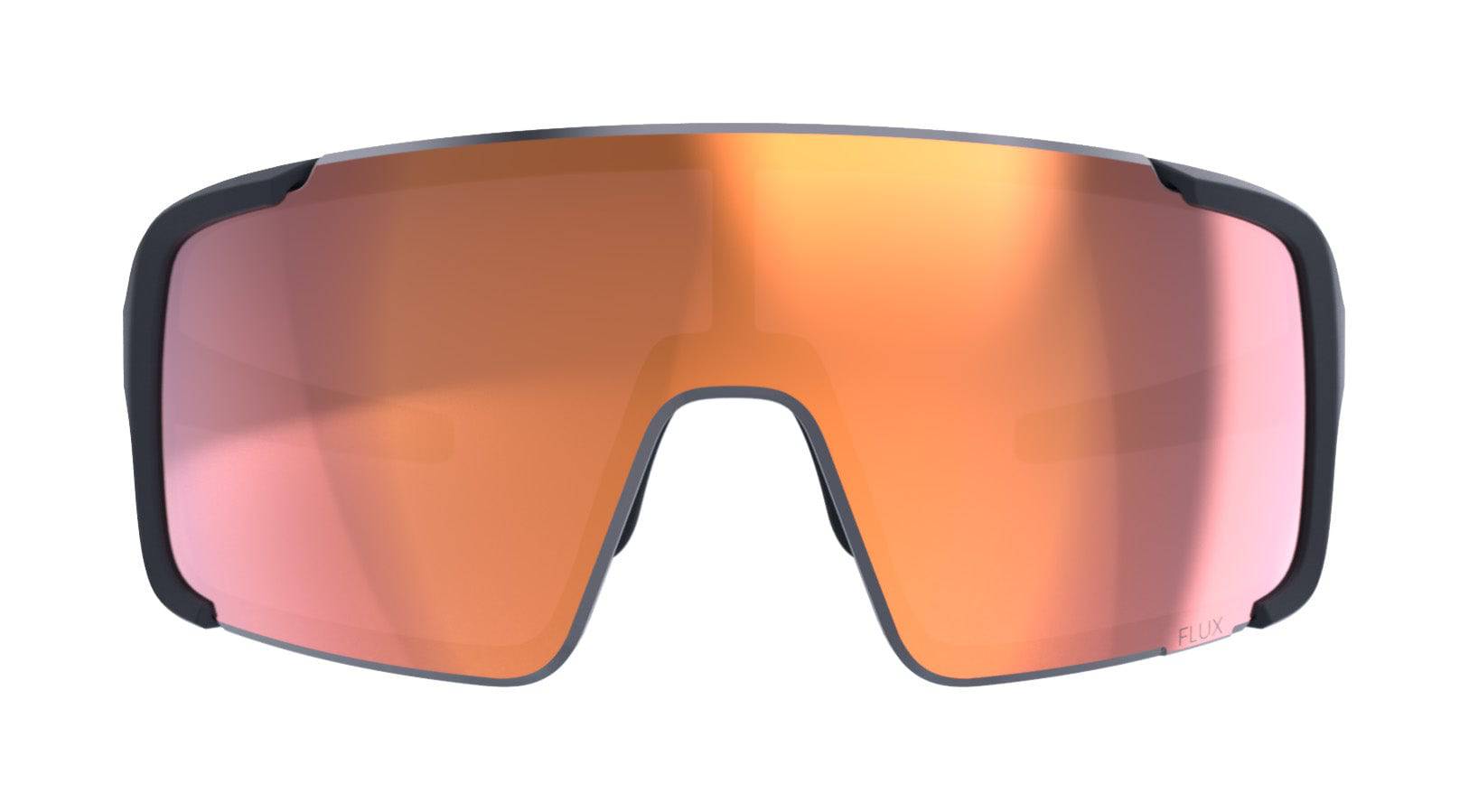 BBB Chester Flux Sport Glasses with high contrast lenses and clear spare lenses, featuring a sleek athletic design.